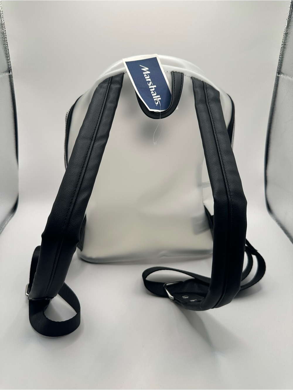 Clear Ghost Print Mini Backpack - Picture 3 of 5